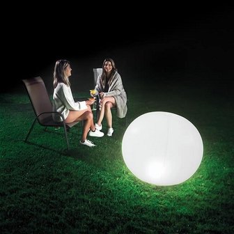 Intex 68695 Opblaasbare LED-Verlichting Bol 89x79 cm