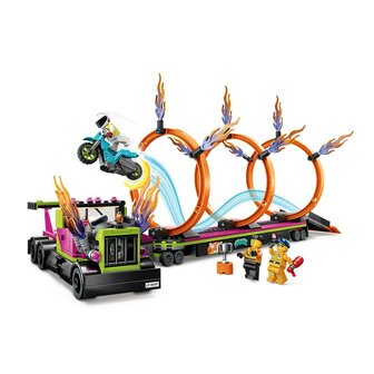 Lego City Stuntz 60357 Stunttruck en Ring of Fire Uitdaging