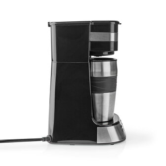 Nedis KACM310FBK 1-kops Koffiezetapparaat Dubbelwandige Reisbeker 0,42 L Timer