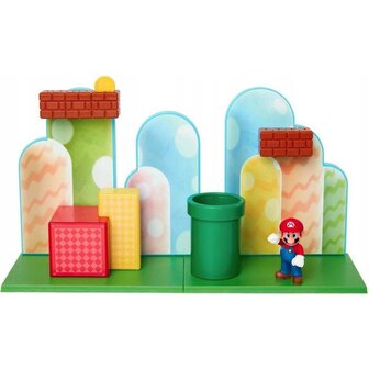 Jakks Super Mario Acorn Plains Actieset + Mario Figuur