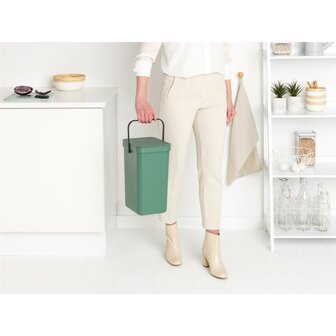 Brabantia Sort and Go Afvalemmer 12L Fir Green