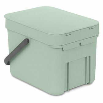 Brabantia Sort &amp; Go Afvalemmer 6L Jade Groen