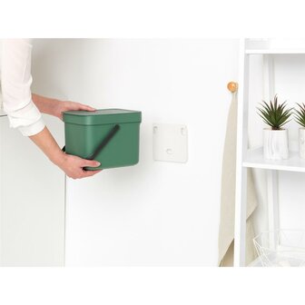 Brabantia Sort &amp; Go Afvalemmer 6L Fir Groen