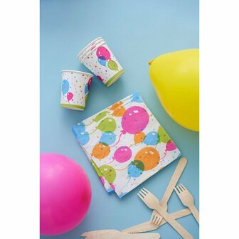 Duni Papieren Bekers Splash Balloons 20 cl 10 Stuks