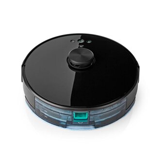 Nedis WIFIVCL001CBK Robotstofzuiger Laser Navigatie Wi-fi Capaciteit Opvangreservoir: 0.6 L Automatisch Opladen Diameter: 330 Mm Maximale Gebruiksduur: 120 Min Zwart Android&trade; / Ios