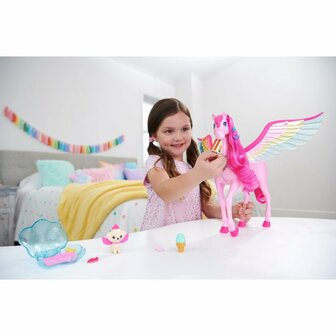 Barbie Dreamtopia Pegasus + Accessoires + Licht en Geluid