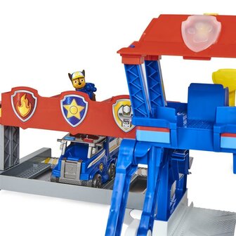 Paw Patrol Big Truck Pups Highway Rescue Hoofdkwartier + Licht en Geluid