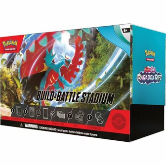 Pok&eacute;mon TCG SV04 Paradox Rift Build &amp; Battle Stadium Box