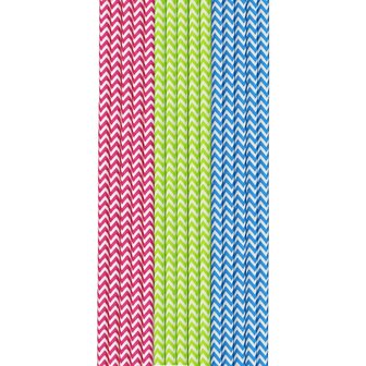 Duni Papieren Rietjes 50 Stuks Rood/Groen/Blauw