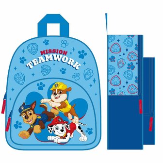 Paw Patrol Rugtas 30x25x10 cm Blauw/Rood