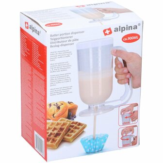 Alpina Beslagdispenser 900 ml Wit/Transparant