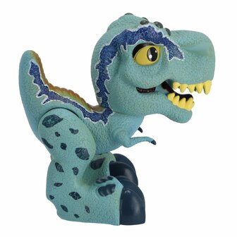 Dinobase Monster Dino + Licht en Geluid Blauw