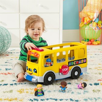 Fisher Price Litte People Grote Schoolbus + Licht en Geluid