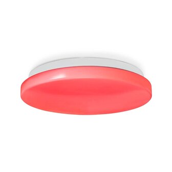 Nedis WIFILAW11WT Smartlife Plafondlamp Wi-fi Rgb / Warm Tot Koel Wit Rond Diameter: 260 Mm 1820 Lm 3000 - 6500 K Ip20 Energieklasse: F Android&trade; / Ios