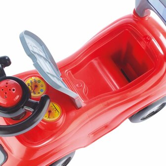 Dolu Sit &amp; Ride Rood/Zwart Loopauto