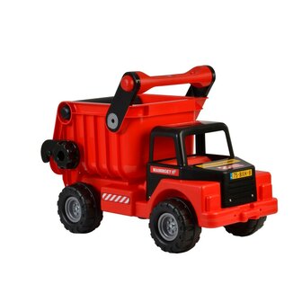 Polesie Mammoet Mega Kiepwagen Rood/Zwart