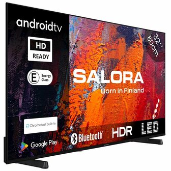 Salora 32HA550 HD Android TV 32 Inch Zwart