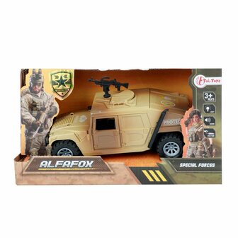 Toi-Toys Militair Voertuig + Licht en Geluid Assorti