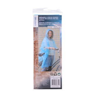 Lifetime Wegwerp Regenponcho