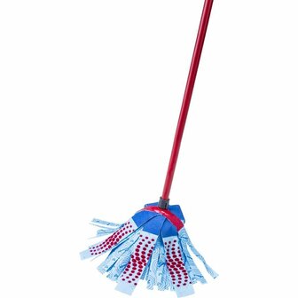 Vileda Supermocio 3Action Mop Rood/Blauw