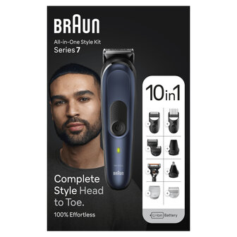 Braun MGK7410 Trimmer Blauw/Zwart