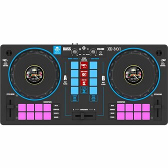 IDance XD 301 DJ Mixer Pro met 2 Speakers