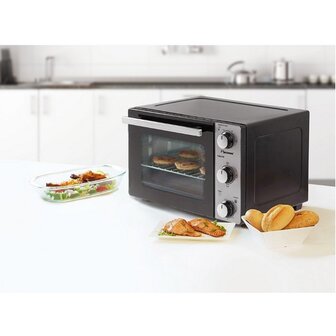 Bestron AOV20 Grill-Bakoven 1300W RVS/Zwart