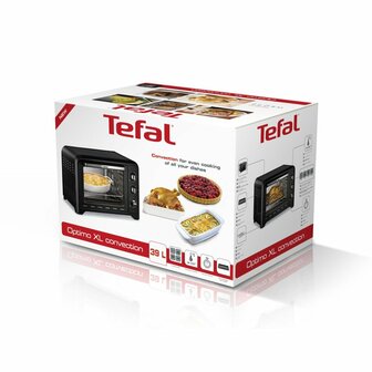 Tefal OF484811 Optimo Heteluchtoven 39L Zwart