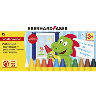 Eberhard Faber EF-524112 Raamkrijt Etui A 12 Stuks Assorti