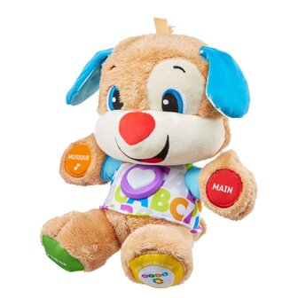 Fisher Price Leerplezier Eerste Woorden Knuffel Puppy Franstalig + Geluid