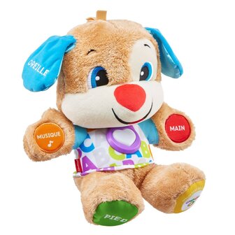 Fisher Price Leerplezier Eerste Woorden Knuffel Puppy Franstalig + Geluid