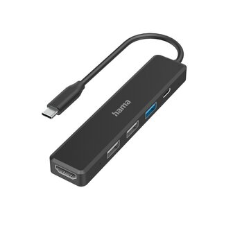 Hama USB-C-hub Multiport 5-poorts 3x USB-A USB-C HDMI&trade;