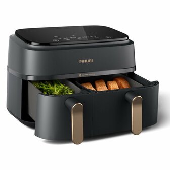 Philips NA352/04 3000 Serie Airfryer 9L 2750W Zwart/Goud