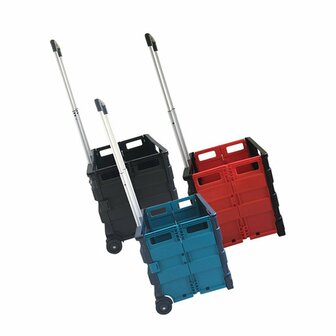 Seco SE-ZY-LC-BK Opvouwbare Trolley Krat Assorti