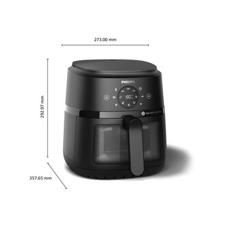 Philips NA221/00 Airfryer 4.2L 1500W Zwart/Zilver