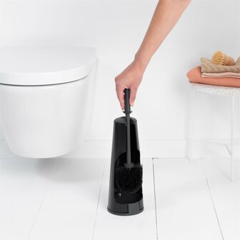 Brabantia ReNew Toiletborstel met Houder Matt Zwart