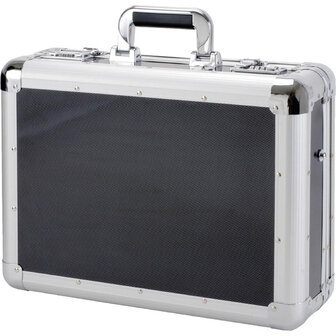 Alumaxx Laptop Koffer C-1 Aluminium Zilver-Carbonlook