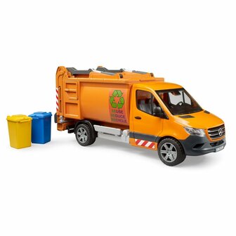 Bruder 02682 Mercedes Sprinter Vuilniswagen + 2 Containers