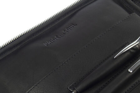 Pride and Soul JU-47533 Schrijfmap-tablethoes TERRA Zwart Leer