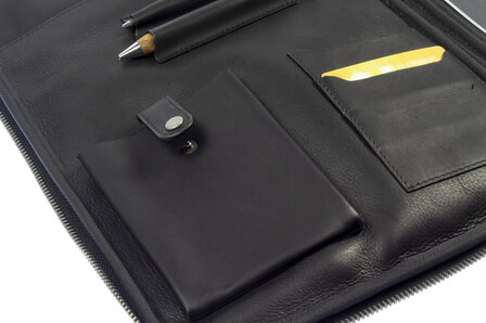 Pride and Soul JU-47533 Schrijfmap-tablethoes TERRA Zwart Leer