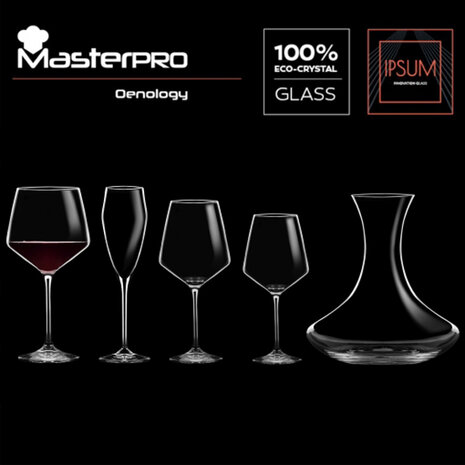 Masterpro Wijnkaraf 2.0 L- Kristalglas 
