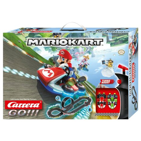 Carrera Go Racebaan Mariokart + 2 Controllers en 2 Auto's