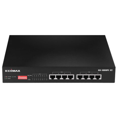 Edimax GS-1008PL V2 Netwerk Switch