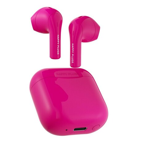 Happy Plugs Hoofdtelefoon True Wireless Joy Cerise