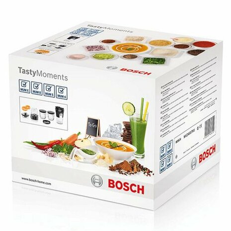 Bosch MUZ45XTM1 TastyMoments Set Zwart/Transparant