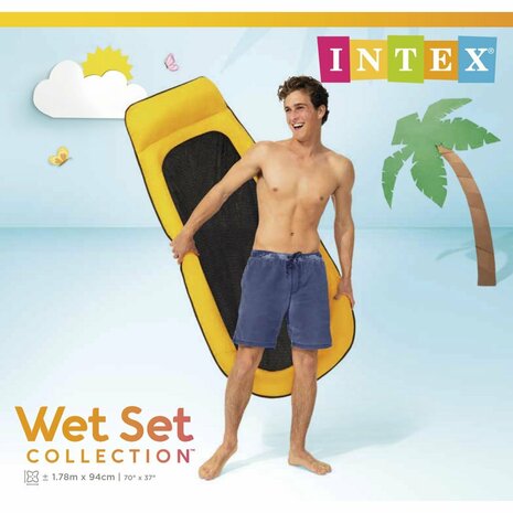 Intex 58836EU Wet Set Collection Opblaasbare Luchtmatras Assorti