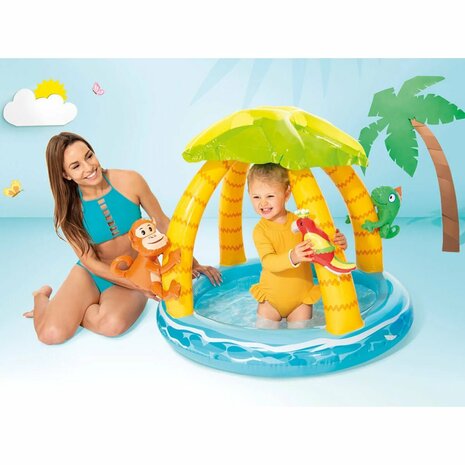 Intex 58417NP Wet Set Collection Tropisch Eiland Baby Zwembad 102x86 cm