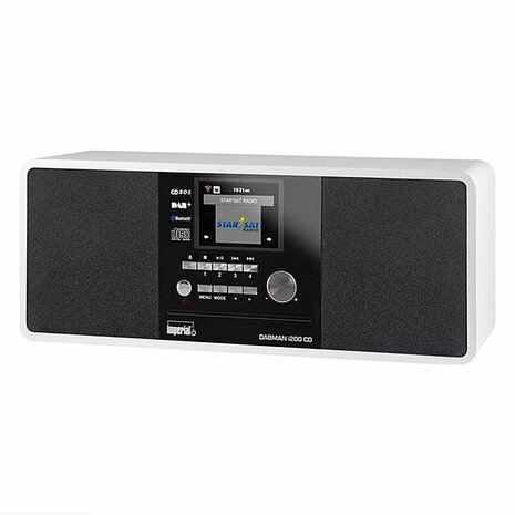 Imperial DABMAN I200 CD-DAB+ Radio Wit/Zwart