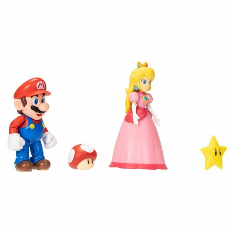 Super Mario Figuren Mario en Peach