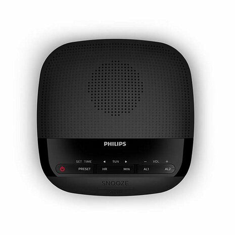 Philips TAR3205/12 Wekkerradio Zwart